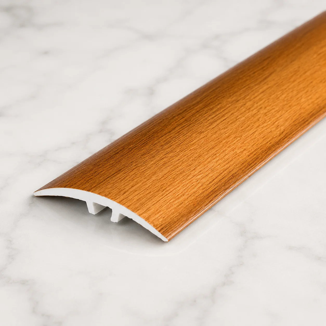 40mm uPVC Wood Effect Door Threshold Strip – 900mm In Gold Walnut Color